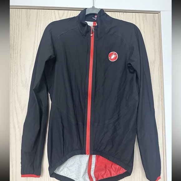 Castelli Women’s Full Zip Windbreaker Jacket Cycling Bike Lightweight Medium - Picture 1 of 8